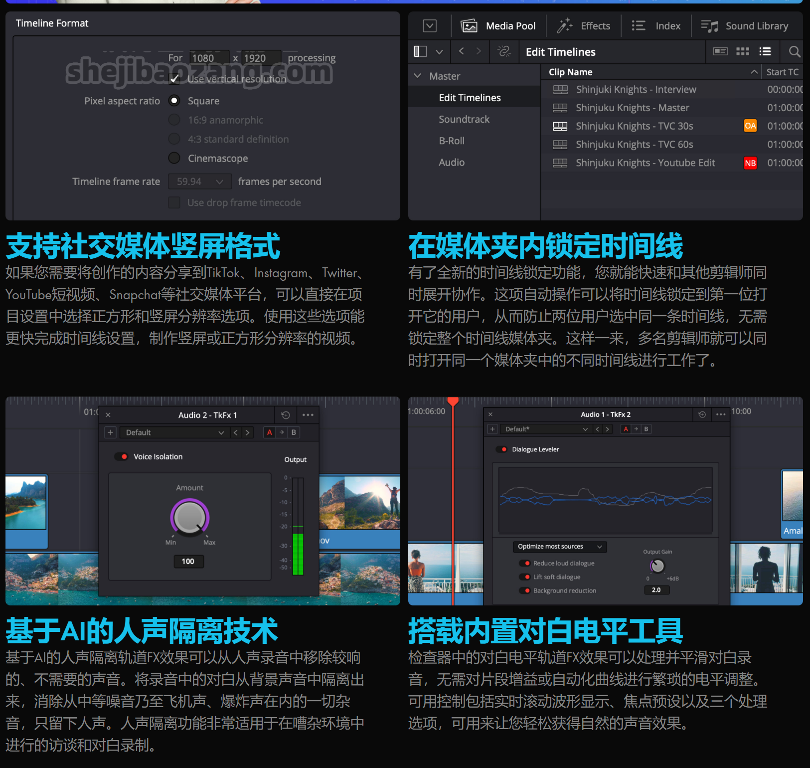 图片[5]-达芬奇18.1 下载一键安装，永久使用！Davinci Resolve Studio中文专业版支持系统win/mac/Linux-精品资源站