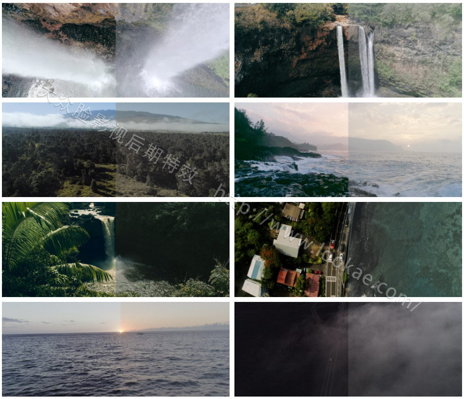 50个大疆无人机航拍DLog视频调色LUTs预设Tropic Colour Drone LUTs(FCPX/PR/PS/AE/达芬奇)-LookAE.com 50个大疆无人机航拍DLog视频调色LUTs预设Tropic Colour Drone LUTs(FCPX/PR/PS/AE/达芬奇)