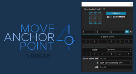 AE脚本-锚点中心点移动对齐工具 Move Anchor Point 4.1.0 + 使用教程-精品资源站