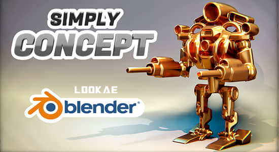 抽象概念模型建模调整工具Blender插件 Simply Concept V2.5.1-精品资源站