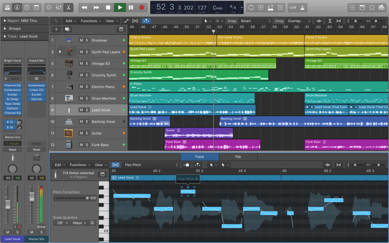 Mac 苹果音乐制作编辑软件 Apple Logic Pro X v10.4.1 英/中文版