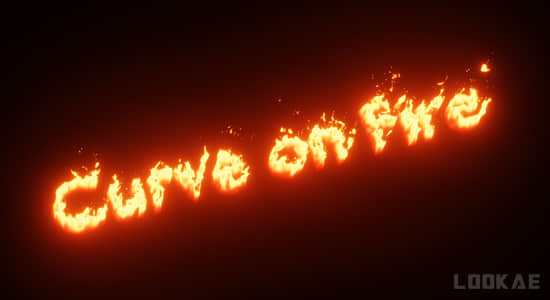 自定义路径火焰燃烧特效动画资产Blender预设 Curve Fire V1.2-精品资源站