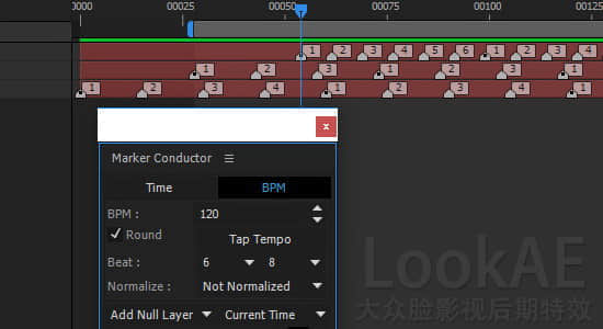 AE脚本：自动生成指定时间间隔标记 Aescripts Marker Conductor v3.0.0-精品资源站