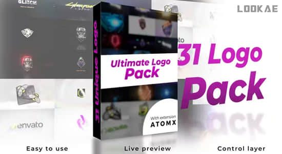 AE脚本-31组终极LOGO标志展示片头动画 Ultimate Logo Reveal Pack-精品资源站
