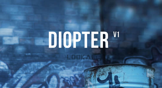 中文汉化AE插件-光线折射模糊朦胧视觉效果 Diopter V1.0.5 Win/Mac-精品资源站