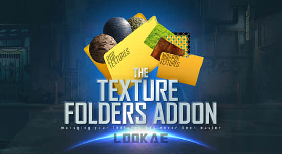 Blender插件-纹理材质贴图整理管理工具 Texture Folders V2.0-精品资源站