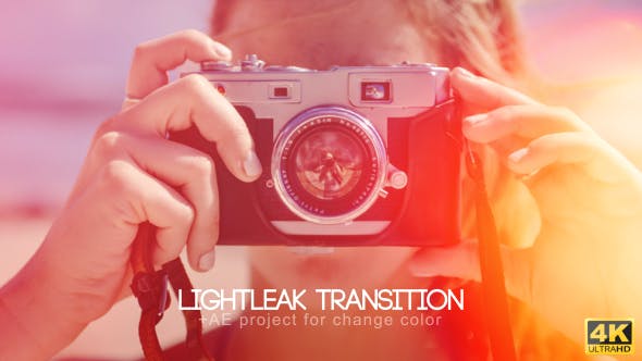 4K视频素材-10组漂亮镜头漏光光效闪烁转场过渡动画 Light Leak Transitions-精品资源站