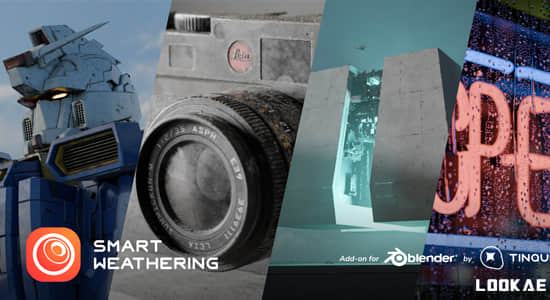 Blender插件-三维模型划痕污迹做旧工具 Smart Weathering v3.0.1-精品资源站