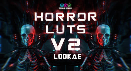 31组恐怖悬疑风格LUTs调色预设(FCPX/PR/PS/AE/达芬奇/OFX) Triune Digital – Horror LUTs-精品资源站