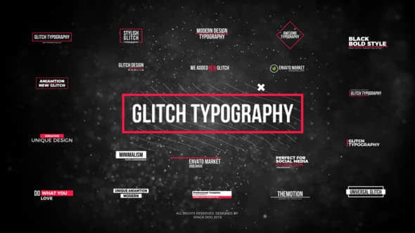 FCPX插件-20个信号干扰损坏文字标题动画 Glitch Modern Titles-精品资源站