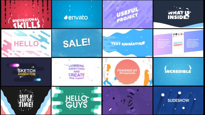 AE脚本-609个手绘卡通流体MG图形音效LOGO文字标题转场背景动画V2-LookAE.com AE脚本-609个手绘卡通流体MG图形音效LOGO文字标题转场背景动画V2