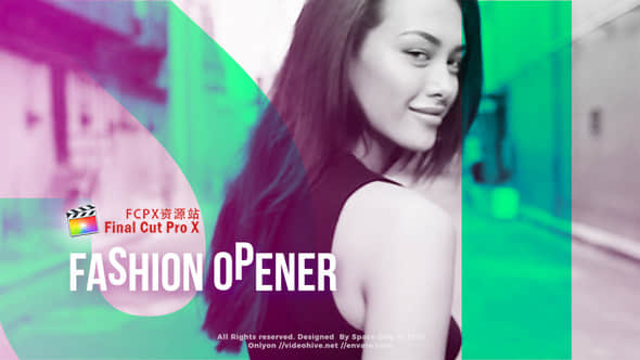 FCPX模板+Apple Motion模板：现代时尚图文动画包装展示片头Fashion Opener-精品资源站