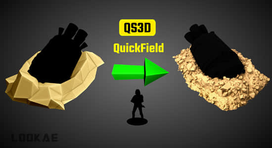 快速创建土壤表面效果Blender插件 QuickField v1.2-精品资源站