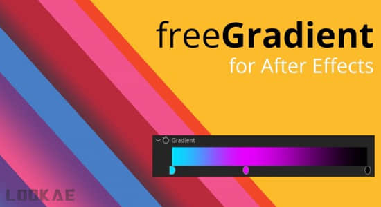 中文汉化AE插件-高级颜色渐变工具 freeGradient V1.1 Win/Mac-精品资源站