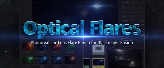 Optical Flares V1.3.8汉化版AE必备光效插件支持Win/Mac-精品资源站