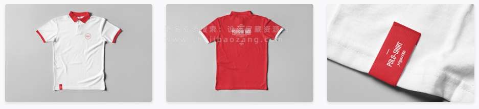 Polo衫PS样机模版Polo Shirt Mock-up