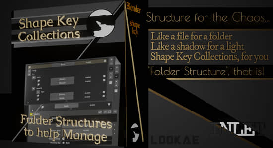 形态键整理Blender插件 Shape Key Collections V1.00-精品资源站