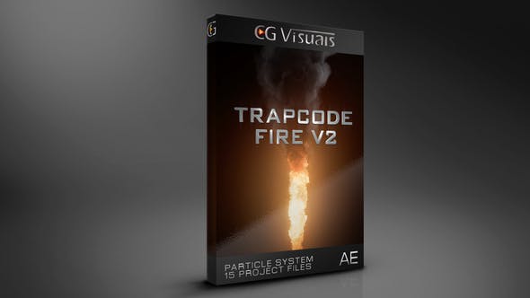 AE模板-使用Particular插件制作模拟15种火焰燃烧动画特效库 Trapcode Fire V2.3-精品资源站
