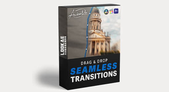 4K视频素材-20个前景物体遮挡无缝转场过渡效果 有透明通道 Seamless Transition Pack-精品资源站