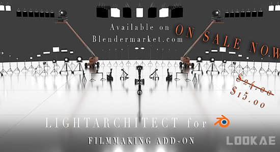 Blender插件-电影舞台灯光道具摄像机三维模型预设 Lightarchitect V2.0-精品资源站