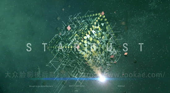 AE教程：使用 Stardust 插件制作三维科技感粒子方块特效动画-精品资源站