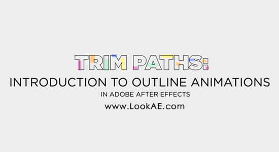 AE教程-描边轮廓路径修剪动画制作 Skillshare – Trim Paths Introduction to outline animations in Adobe After Effects-精品资源站