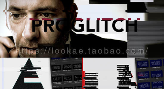 FCPX插件-画面信号故障干扰噪波色彩分离特效 ProGlitch+使用教程-精品资源站