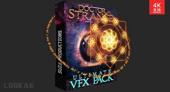 43个奇异博士魔法能量护盾粒子传送门VFX特效合成动画4K视频素材-精品资源站
