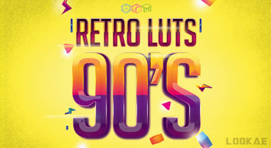 90年代复古怀旧电影LUTs调色预设 Retro 90s LUTs-精品资源站