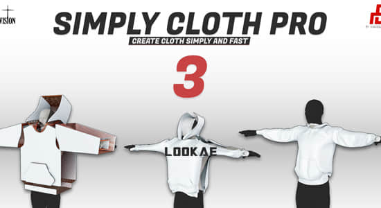 三维布料模拟生成器Blender插件 Simply Cloth Pro 3.0-精品资源站