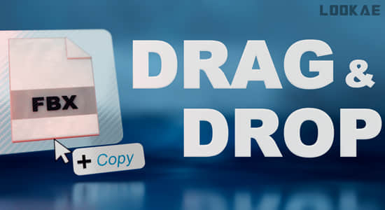 Blender插件-多种格式文件直接拖拽导入 Drag & Drop Import V1.04-精品资源站
