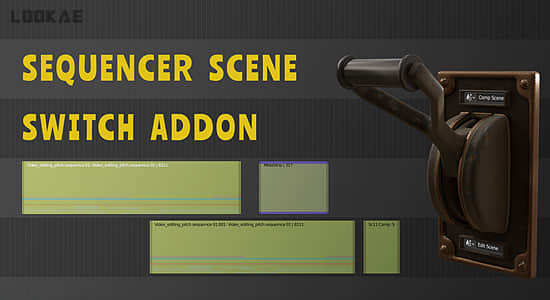 Blender插件-不同场景间快速切换工具 Sequencer Scene Switch V0.1-精品资源站