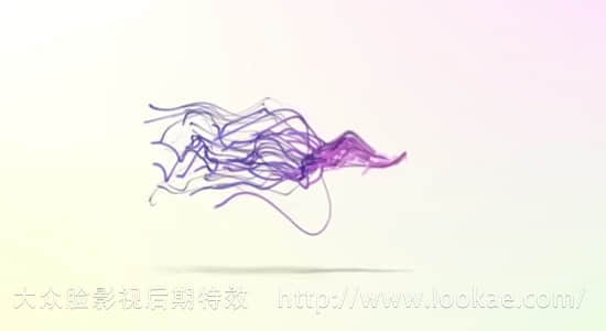 AE教程：使用 Particular 粒子插件制作抽象线条动画特效-精品资源站