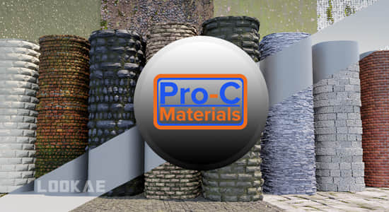 Blender插件-程序化材质预设库 Pro-C Materials-精品资源站