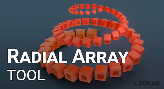 Blender插件-圆环形复制克隆处理工具 Radial Array Tool v1.2.4-精品资源站