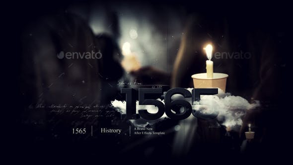 AE模板-复古历史军事纪录时间发展历程大事件展示 Historical Etudes-精品资源站