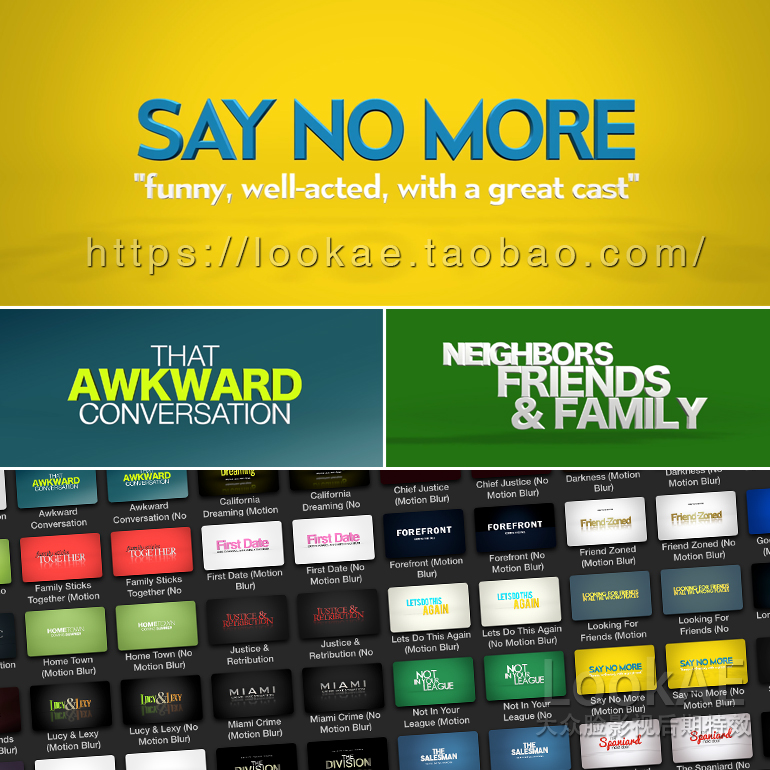 FCPX插件:电影预告宣传片3D文字大标题片头 ProTrailer - Prime Time-LookAE.com FCPX插件:电影预告宣传片3D文字大标题片头 ProTrailer - Prime Time