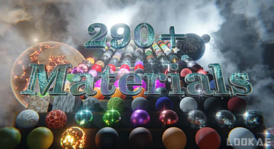 290种玻璃布料钢铁发光卡通科幻Blender材质预设 Advanced Material Pack V1.21-精品资源站