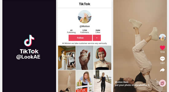 PR模板-手机APP抖音小视频点赞观看预览效果 TikTok Promo-精品资源站