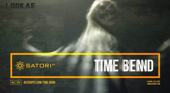 中文汉化AE/PR插件-时间映射帧混合紊乱扭曲视觉特效Time Bend V1.0.1 Mac/Win-精品资源站