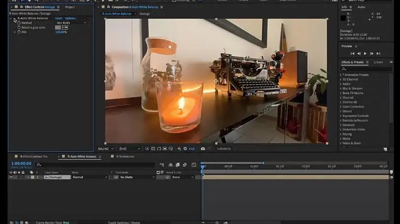 ft-Filmic Contrast Bundle v1.0 - AE/PR一键式电影色彩分级插件