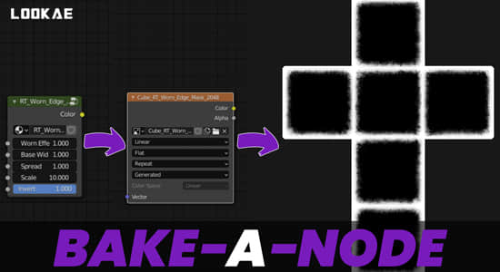 Blender插件-节点烘焙工具 Bake-A-Node v3.0.0-精品资源站