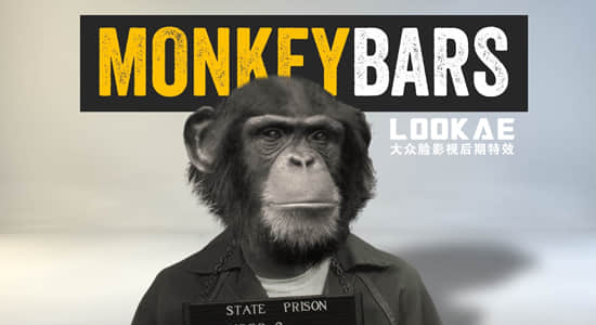 AE脚本：文字标题字幕条动画快速生成 MonkeyBars v1.06 + 使用教程-精品资源站