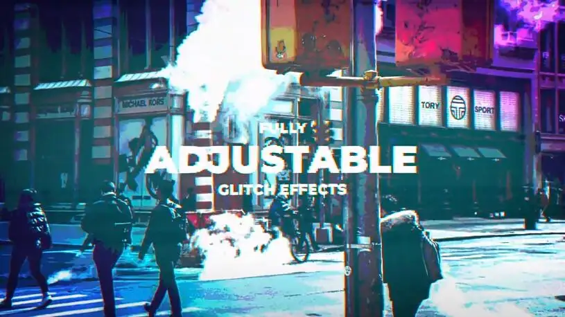 AE模板-350种毛刺故障效果打造惊艳动画视频