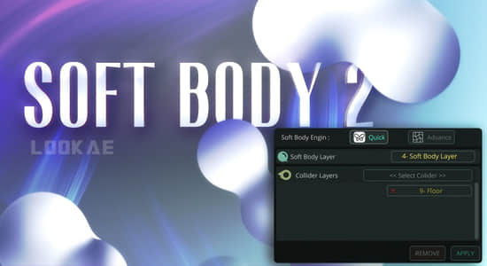 图形物体弹性柔和碰撞模拟AE脚本 Soft Body v2.0 + 使用教程-精品资源站