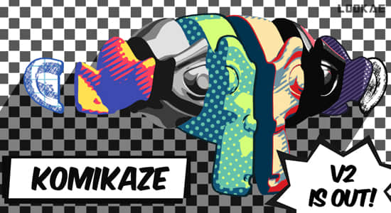 二维卡通动漫材质着色器资产Blender预设 Komikaze V2.1-精品资源站