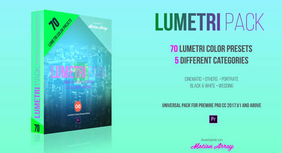 Premiere预设-70种超酷电影级白天黑夜调色PR预设 Lumetri Color Presets Pack-精品资源站