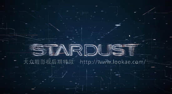 AE教程：使用 Stardust 插件制作文字LOGO标志片头特效-精品资源站