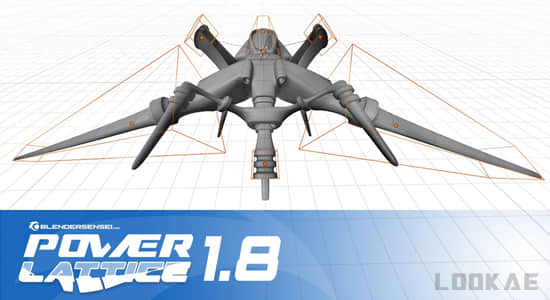 轻松自动生成三维二维晶格Blender插件 Power Lattice V1.8-精品资源站