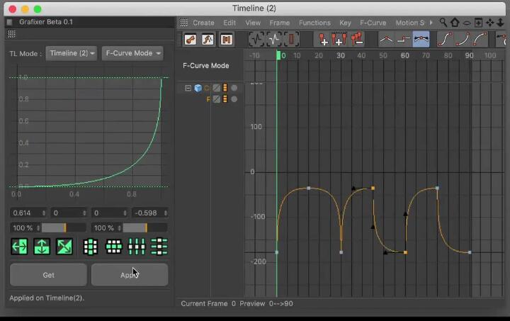 C4D插件 动画关键帧曲线预设 Grafixer v2.0.0 For Cinema 4D R22-R26-精品资源站